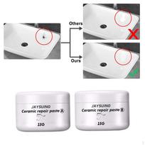 2Pcs Ceramic Repair Paste, Tile Agent Tub Multifunctional Ab Glue Scratch 4cmx2.7cm
