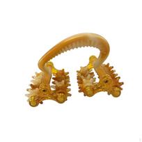 Compact and Versatile Full Body Massage Roller - Portable Muscle Relief Tool geltona