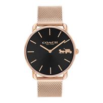 Coach Elliot Black Mesh 14504384 Women's Watch, Dial, Strap, (Official Import) juoda