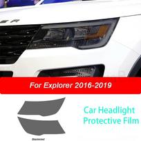 PPF Car Headlight Protective Film Front Light Transparent Blackened TPU Sticker for Ford Explorer 2016-On U502 U625 Accessories 2016-2019 B