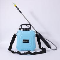 Įkraunamas rankinis elektrinis purkštuvas sodininkystei ir dezinfekcijai Blue 5L (Single Shoulder) white