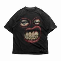 Y2K Grunge Graphic Tee Baggy Streetwear Shirt, Grillz, Streetwear Graphic Tee M