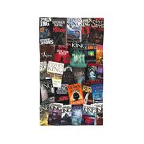 Stephen King Book Covers, Horror Bookworm Soft Face Towel Quick Dry Pool Bath Cotton Towels Breathable W40*H60(CM)