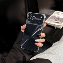 Electroplated CD Pattern Phone Case for Apple 17 Pro Max with Lens Film and Four-Corner Drop Protection iPhone 16 Pro juoda