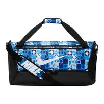 Nike Brasilia Poliesterio sportinis krepšys, vidutinio dydžio, unisex, mėlyna ir juoda spalva, IH7846-412 blue