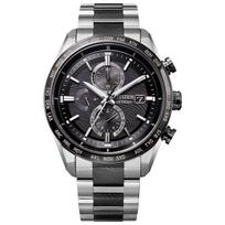 Citizen The Mandalorian Limited Edition ATTESA Radio-controlled Solar Power Watch AT8385-55E Water-resistant Men's Black Silver Light-powered Analog