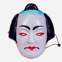 Japonų Kabuki kaukės, 2 vnt. One size fits all adults balta