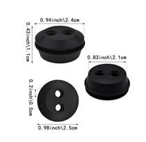 10-Pack Rubber Fuel Tank Grommets 21.5mm 2-Hole Fits Various Trimmer And Brush Cutter Models Lawn Mower Parts China Mainland