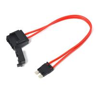 1 vnt. 32V 25A 16AWG Automobilinis saugiklių laikiklio prailginimo laidas Srovės surinkimo diržas Saugiklio adapteris Elektroniniam įrenginiui