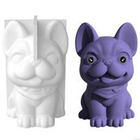 Dog Silicone Mold Lovely Animal Pet Gypsum Resin Soap Ice Chocolate