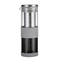 Airtight Lid Iced Tea Maker Fine Mesh Steel Infuser Fruit Pitcher Cold Brew Coffee Maker  Home Silicon rubber case