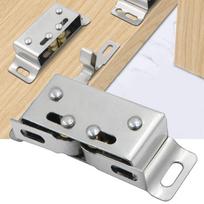 Stainless Steel Double Roller Catch for Cabinets Magnetic Hardware for Secure Closure in Motorhomes Caravans and Boats China Mainland