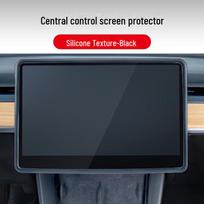 Tesla Model Y/3 Silikoninis apsauginis ekrano dangtelis ir Anti-collision interjero juosta balta