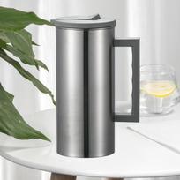 1,8 l nerūdijančio plieno gėrimų indas namams ir lauko veiklai pilka
