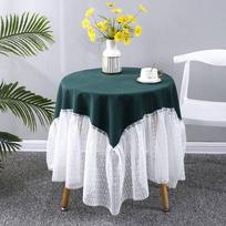 Vintage Mesh Hollowed Out Picnic Cloth French White Lace Tablecloth Decorative Tablecloth Cover Towel Photo Photography Background Cloth 170*170