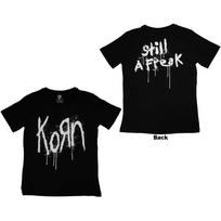 Korn Ladies Slim Fit T-Shirt: Still A Freak (Back Print) OFFICIAL NEW S