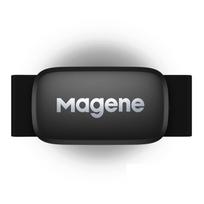 Magene H64 širdies ritmo matuoklis - Dvigubo režimo ANT Bluetooth krūtinės diržas Wahoo Garmin dviračių kompiuteriams juoda