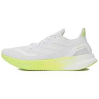 Adidas Pureboost 5 Patogūs Universalūs Amortizuojantys Neslystantys Žemi Laisvalaikio Bėgimo Bateliai Unisex Sportbačiai Balti Geltoni JQ6105 41⅓