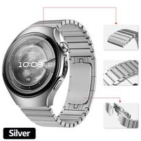 22 mm nerūdijančio plieno apyrankė Huawei Watch GT5 Pro/GT5/5 4 3 46 mm metalinė apyrankė Correa Amazfit GTR 47 mm/GTR 4/Bip 6 apyrankė Huawei Watch 5 46mm