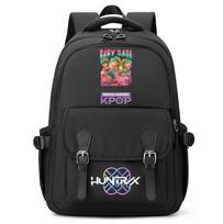 Anime Cute Cartoon Kpop Demon Hunters Printed Large Capacity Backpack for Teenger Student Girl Boy Schoolbag Bookbag Women Waterproof Travel Bag