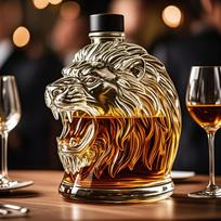 Whiskey Decanter Liquor Dispenser Decanter Bottle Animal Profile Collectible Kitchen Vodka Container For Birthday Fathers Days CHINA