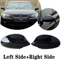 Galinio vaizdo veidrodėlio dangtelis BMW 3 serijai E90 E91 E92 E93 2005-2008 m. Prieš atnaujinimą, Šoninio veidrodėlio dangteliai Automobilio Wing Mirror Caps R