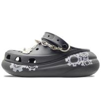 Crocs Classic Crush Clogs Unisex Black 34-35 juoda