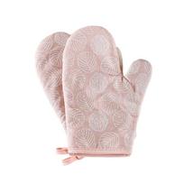 Practical Thickened Microwave Gloves Anti-scald Heat Resistance Oven Mitts Portable Kitchen Tools rožinė