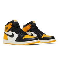 Air Jordan 1 Retro High OG Yellow Toe 555088-711 EU 44 juoda