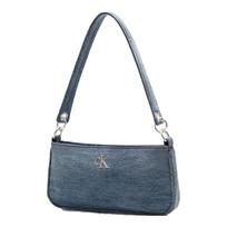 Calvin Klein Women's CK Logo Denim Shoulder Bag One Size