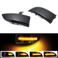 1Pair for Renault Grand Scenic Megane Laguna LED Side Wing Rearview Mirror Indicator Blinker Repeater Dynamic Turn Signal Light