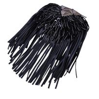 Unique Tassel Epaulet Leather Shoulder Board Costume Decor for Man Women Ornamen 1