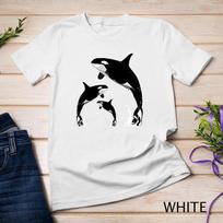 Orca Marškinėliai. Šokinėjančios orkos žudikės Unisex marškinėliai L