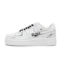 Nike Air Force 1 Air Force 1, Zero Gravity Route amortizacija, pralaidūs orui, žemi, riedlenčių batai, vyriški, pilki, balti CW2288-111(Komanda1994-) 40