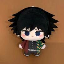 Tomioka Giyuu Muichiro Tokito Rengoku Kyoujurou Kamado Tanjirou Cosplay Spausdinimas Nunu Medvilnės Užpildas 10CM Pliušinis Pakabukas Raktų pakabukas 10cm