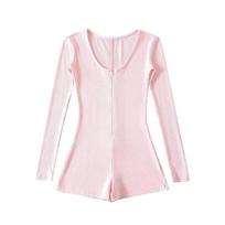 Southeast Asia Spicy Girl Long Sleeve Jumpsuit - Spring/Autumn, Fitness Cycling, High Waist Slimming Medium rožinė