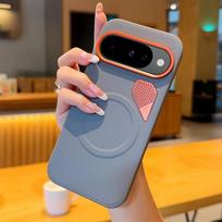 Orange Vent Magnetic Suction Ring Lens Heightening Protective Case For Google Pixel10 Pro XL Pixel 10 pro Camera Protect Cover Google Pixel 10 Pro XL