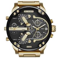 Dyzelio DZ7333 vyriškas laikrodis 57mm auksas