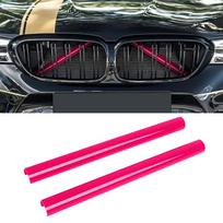 2 vnt. BMW grotelių apdailos juostelės V formos apvyniojimas F30 F31 F32, F33 F34 Rose Red