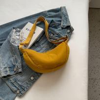 New Fashionable Women's Dumpling Bag Messenger Bag geltona