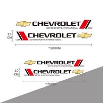 2 vnt. automobilio durų šoninis lipdukas Auto kėbulo stiliaus dekoracijos Lipdukai Chevrolet Cruze Spark Captiva Suburban Camaro Malibu Colorado S