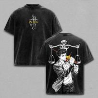 Jujutsu Kaisen Higuruma Hiromi Grafinis marškinėlis Vyriški Vintažiniai drabužiai Skalbtas T-shirt Laisvalaikio T-shirt Harajuku T Shirt S