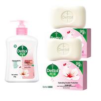 Dettol Moisturizing Antibacterial Hand Wash and Soap Set