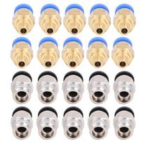 Push to Connect 3D Printer Pneumatic Fitting PC4-M6 Fitting for Creality Ender 3/3 Pro/3 V2 / Ender 5/5 Pro/5 Plus / CR-10/10S chaki