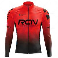 New 2025 Rcn Autumn Cycling Jersey Bib Pants Set Ropa Ciclismo Bicycle MTB Clothing Road Bike Suit Men Long Sleeve Bicicleta Set XS（old）