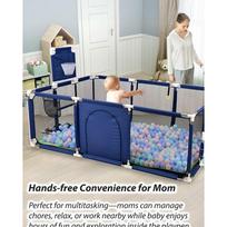 Baby Learning Walker 2 in 1 Multifunctional Sit-to-Stand Learning Walker and Activity Center Early Educational Push Walking Toys with Detachable Acti