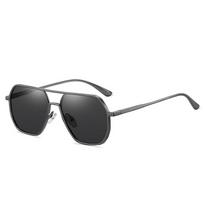 Polarized Aluminum Magnesium Sunglasses Large Frame Men and Women Color Changing Toad Glasses Night Vision Driving Sunglasses