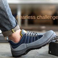 Labor Insurance Shoes, Smash-proof and Puncture-proof Safety Shoes, Men's Steel Baotou Turning Construction Site Protective Shoes 36