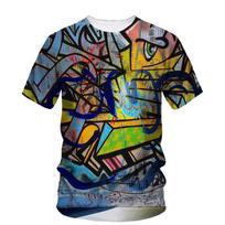 Vasarinis Naujas Kūrybiškas Grafiti Tapybos Meno Linijos Marškinėliai Vyriški Mados Atsitiktiniai Hip Hop Harajuku 3D HD Spausdinti Apvalus Kaklas Trumpomis Rankovėmis XS