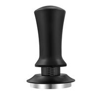 Kavos tamperis nerūdijančio plieno spyruoklinis elastinis kavos tamperis espreso kavos plaktukas 51mm/53mm/58mm kavos miltelių plaktukas su svarstyklėmis 51mm